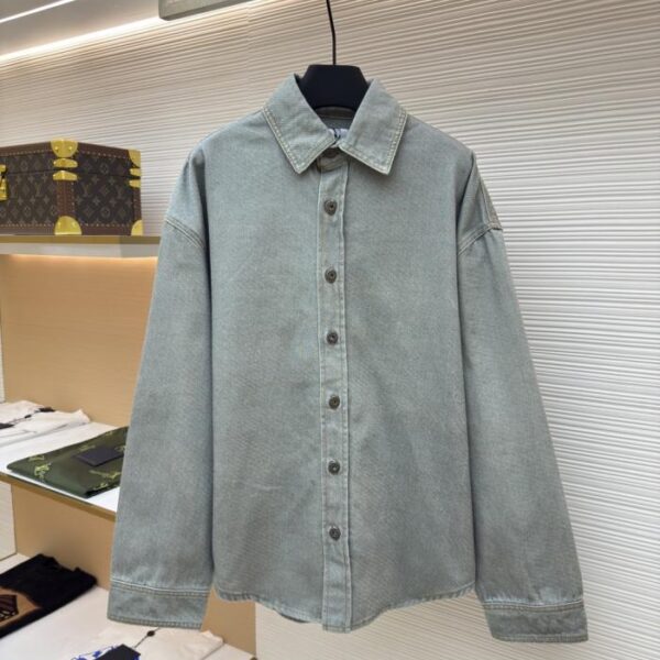designer,replica,clothing,fake,1:1,lv,luxury,high quality LOEWE denim shirt jacket (3C81Q)