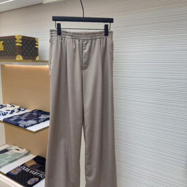 designer,replica,clothing,fake,1:1,lv,luxury,high quality LOUIS VUITTON Khaki Wool Casual Trousers (VUC99)