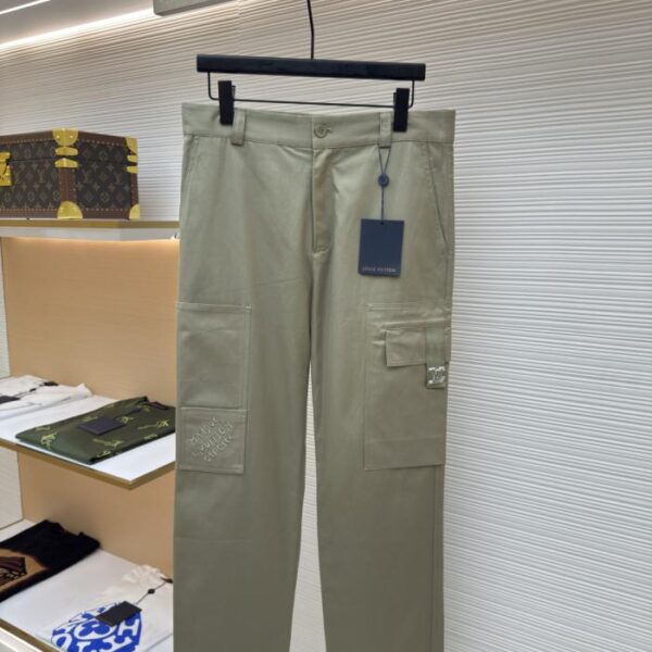 designer,replica,clothing,fake,1:1,lv,luxury,high quality LOUIS VUITTON Pocket Embroidered Trousers (8B64B)