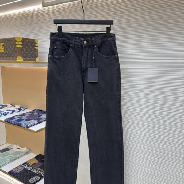 designer,replica,clothing,fake,1:1,lv,luxury,high quality LOUIS VUITTON Checkerboard Denim Pants (C4DRL)