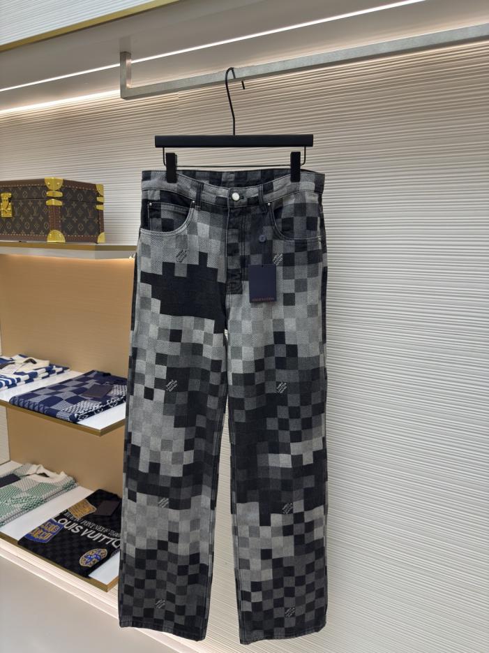 designer,replica,clothing,fake,1:1,lv,luxury,high quality LOUIS VUITTON Checkerboard Mosaic Denim Pants (YXK4M) designer,replica,clothing,fake,1:1,lv,luxury,high quality LOUIS VUITTON Checkerboard Mosaic Denim Pants (YXK4M)