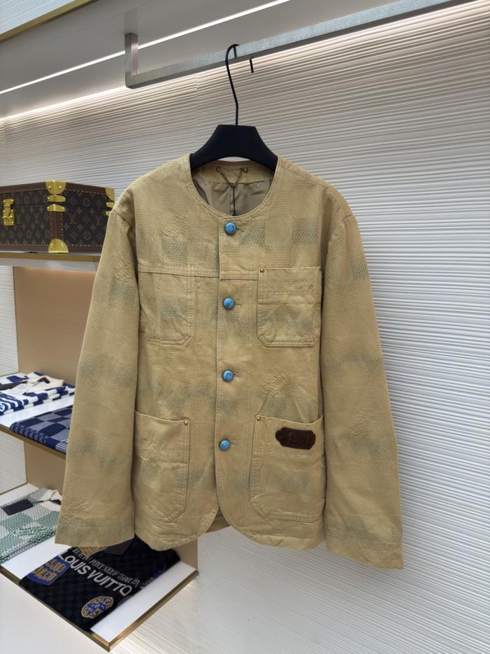 designer,replica,clothing,fake,1:1,lv,luxury,high quality LOUIS VUITTON turquoise collarless jacket (KHIYJ) designer,replica,clothing,fake,1:1,lv,luxury,high quality LOUIS VUITTON turquoise collarless jacket (KHIYJ)
