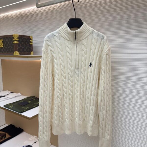 designer,replica,clothing,fake,1:1,lv,luxury,high quality Ralph Lauren Cable Knit Zip-Up Sweater (TQGT1)