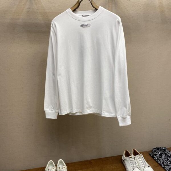 designer,replica,clothing,fake,1:1,lv,luxury,high quality Dior small label round neck long sleeves