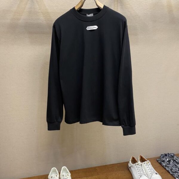designer,replica,clothing,fake,1:1,lv,luxury,high quality Dior small label round neck long sleeves