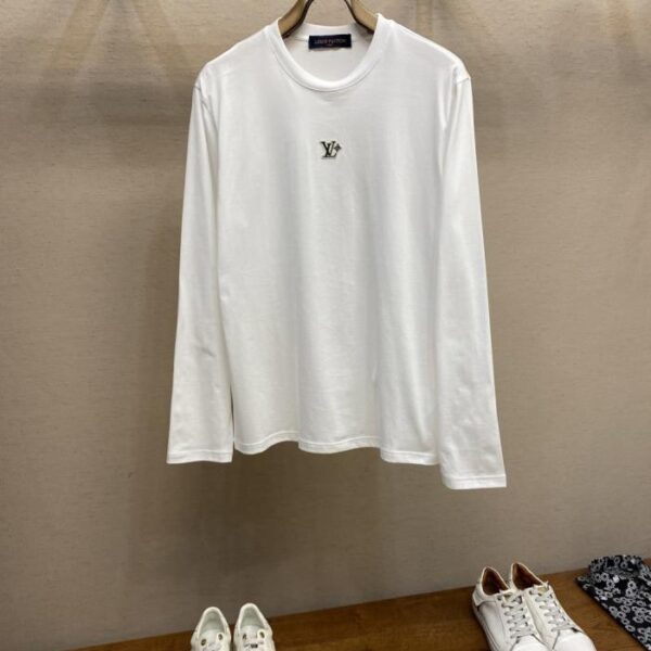 designer,replica,clothing,fake,1:1,lv,luxury,high quality LV Unisex Round Neck Long Sleeve T-shirt