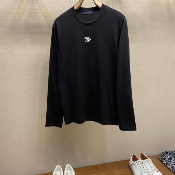 designer,replica,clothing,fake,1:1,lv,luxury,high quality LV Unisex Round Neck Long Sleeve T-shirt