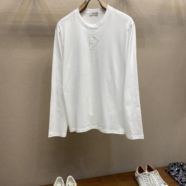 designer,replica,clothing,fake,1:1,lv,luxury,high quality Dior Unisex Round Neck Long Sleeve T-shirt