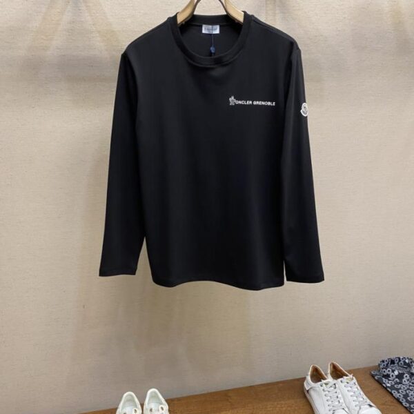designer,replica,clothing,fake,1:1,lv,luxury,high quality Moncler Unisex Crew Neck Long Sleeve T-Shirt