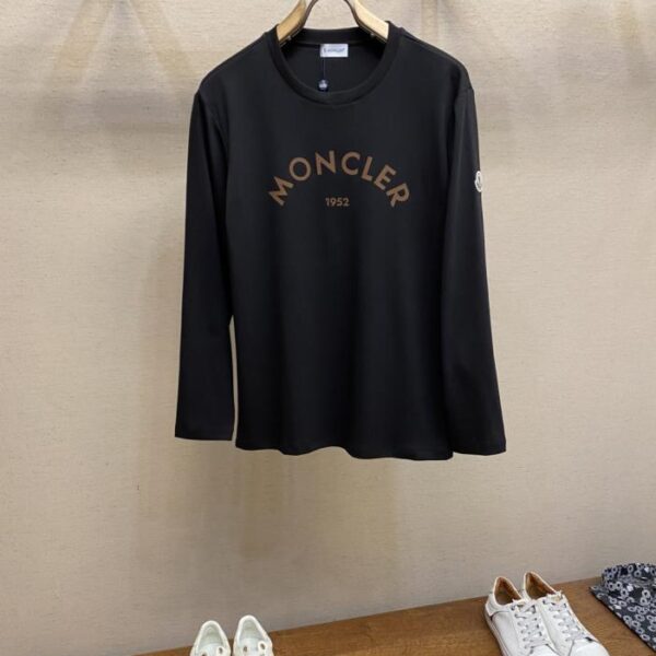 designer,replica,clothing,fake,1:1,lv,luxury,high quality Moncler Unisex Crew Neck Long Sleeve T-Shirt