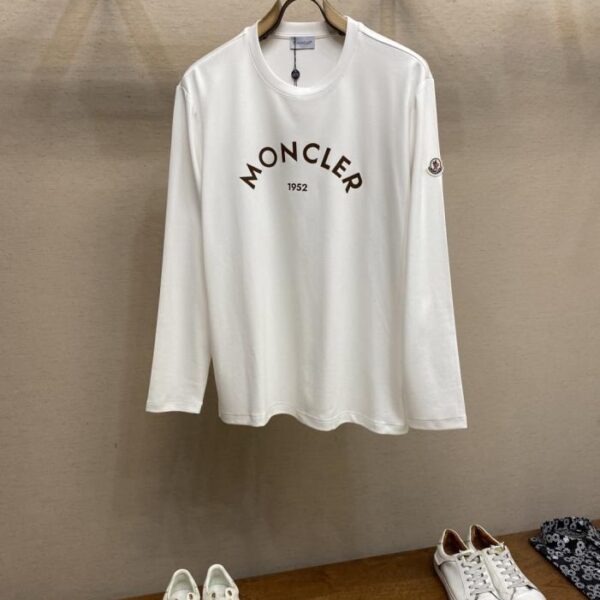 designer,replica,clothing,fake,1:1,lv,luxury,high quality Moncler Unisex Crew Neck Long Sleeve T-Shirt