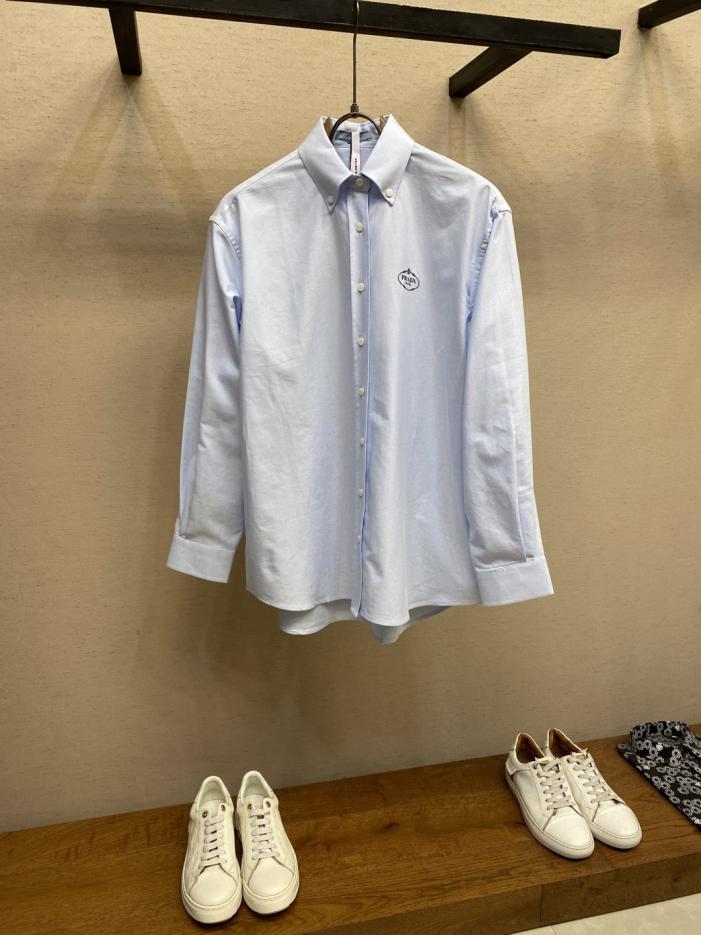 designer,replica,clothing,fake,1:1,lv,luxury,high quality Prada Classic Embroidered Lapel Button-Down Long Sleeve Shirt designer,replica,clothing,fake,1:1,lv,luxury,high quality Prada Classic Embroidered Lapel Button-Down Long Sleeve Shirt
