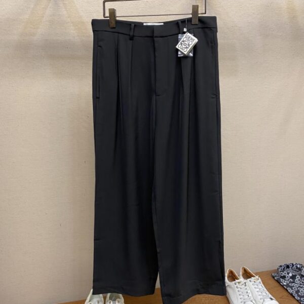 designer,replica,clothing,fake,1:1,lv,luxury,high quality Loewe embroidered straight-leg trousers