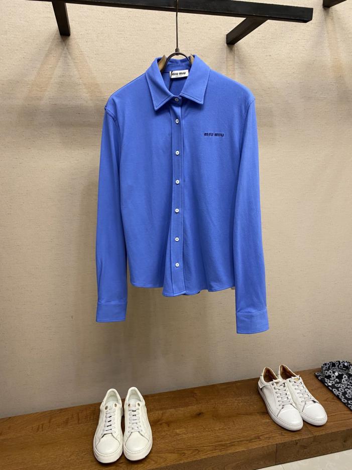designer,replica,clothing,fake,1:1,lv,luxury,high quality Miu Miu cotton piqué shirt designer,replica,clothing,fake,1:1,lv,luxury,high quality Miu Miu cotton piqué shirt