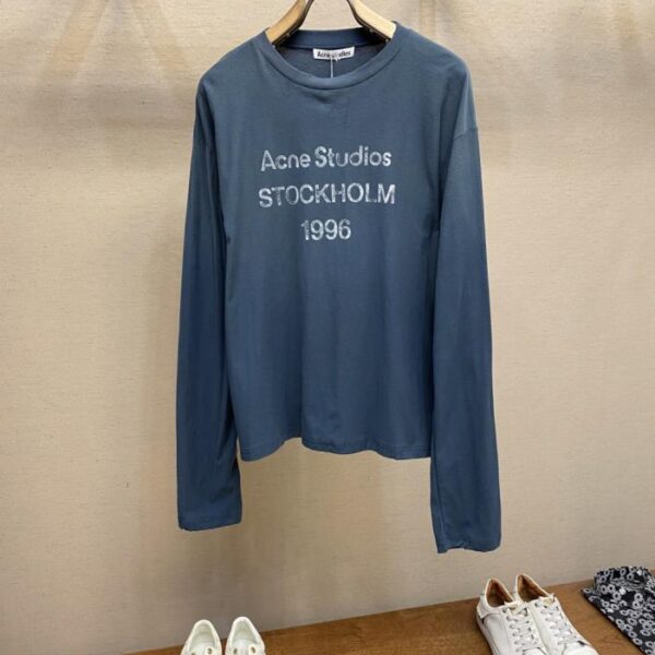 designer,replica,clothing,fake,1:1,lv,luxury,high quality Acne Studios Unisex Crew Neck Long Sleeve T-Shirt