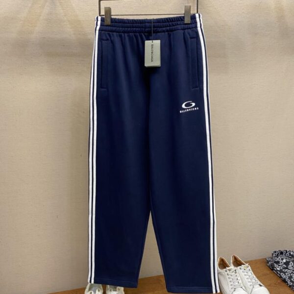 designer,replica,clothing,fake,1:1,lv,luxury,high quality Balenciaga embroidered trim track pants