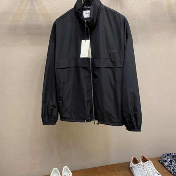 designer,replica,clothing,fake,1:1,lv,luxury,high quality SAINT LAURENT PRINTED HOODED JACKET
