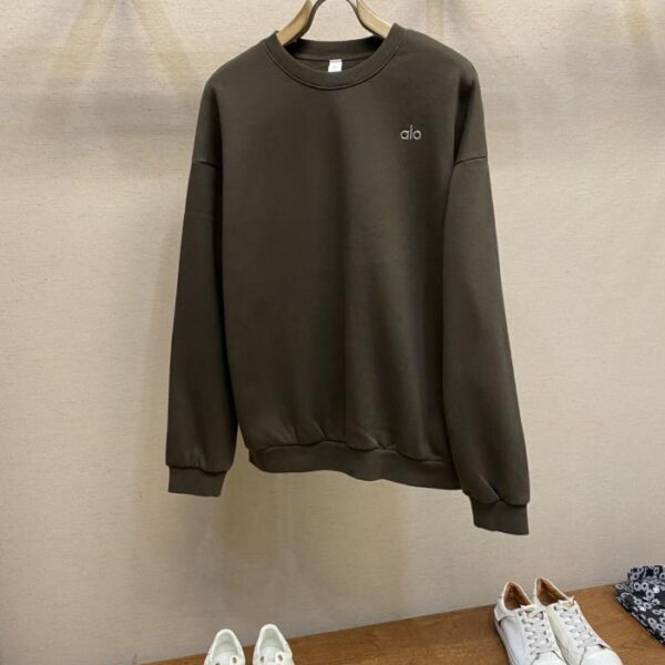 designer,replica,clothing,fake,1:1,lv,luxury,high quality Alo YOGA ACCOLADE Autumn and Winter New Classic All-match Round Neck Casual