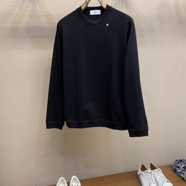 designer,replica,clothing,fake,1:1,lv,luxury,high quality Stone Island Stellina autumn and winter sweatshirt minimalist star jersey half high round neck pullover