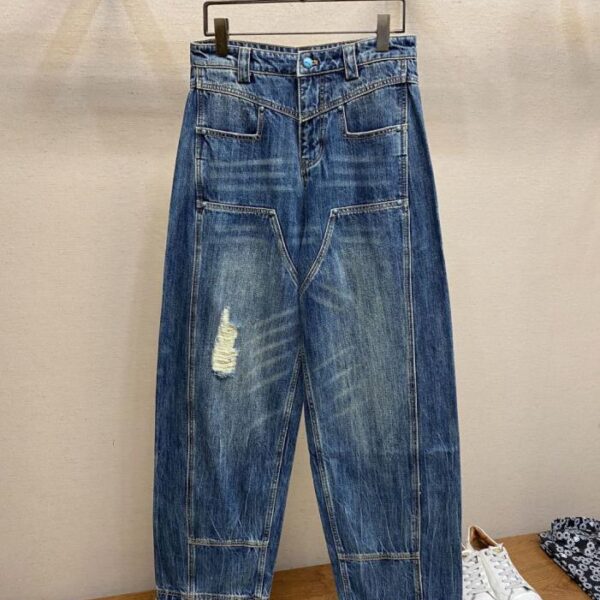 designer,replica,clothing,fake,1:1,lv,luxury,high quality LV turquoise distressed work jeans