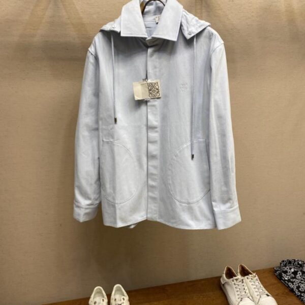 designer,replica,clothing,fake,1:1,lv,luxury,high quality Loewe Cotton Hooded Jacket Shirt