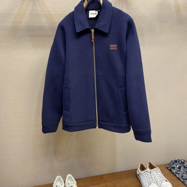 designer,replica,clothing,fake,1:1,lv,luxury,high quality Miu Miu cotton jersey jacket