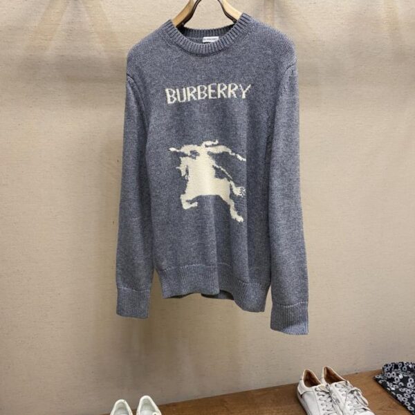designer,replica,clothing,fake,1:1,lv,luxury,high quality Burberry BURBERRY Equestrian Knight Logo Cashmere Blend Sweater