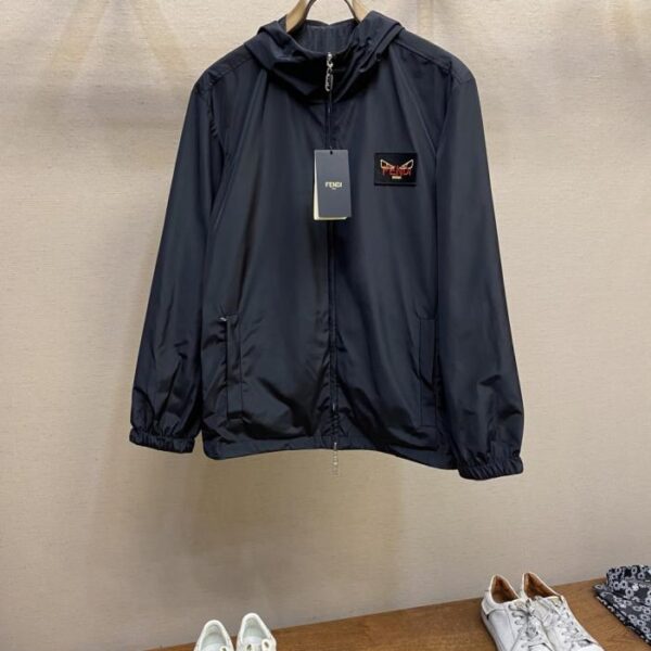 designer,replica,clothing,fake,1:1,lv,luxury,high quality FENDI reversible windbreaker jacket