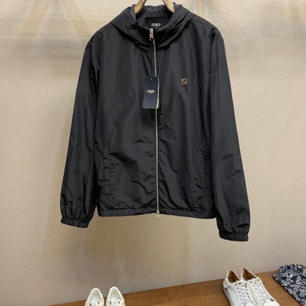 designer,replica,clothing,fake,1:1,lv,luxury,high quality Fendi technical fabric logo jacket