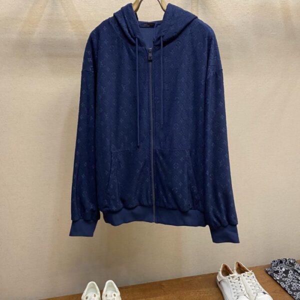 designer,replica,clothing,fake,1:1,lv,luxury,high quality LV LU towel embossed sports jacket
