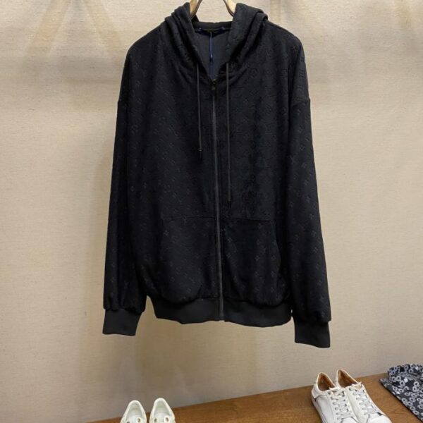 designer,replica,clothing,fake,1:1,lv,luxury,high quality LV LU towel embossed sports jacket