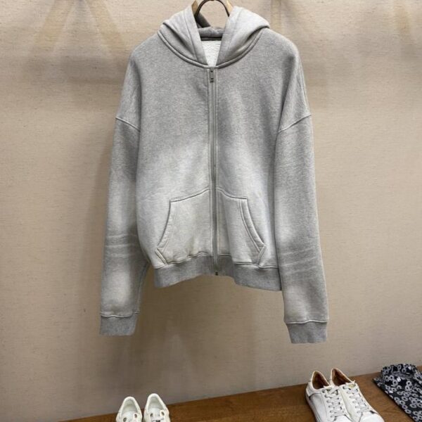designer,replica,clothing,fake,1:1,lv,luxury,high quality Acne Studios Fall Loose Hooded Zip-Up Jacket