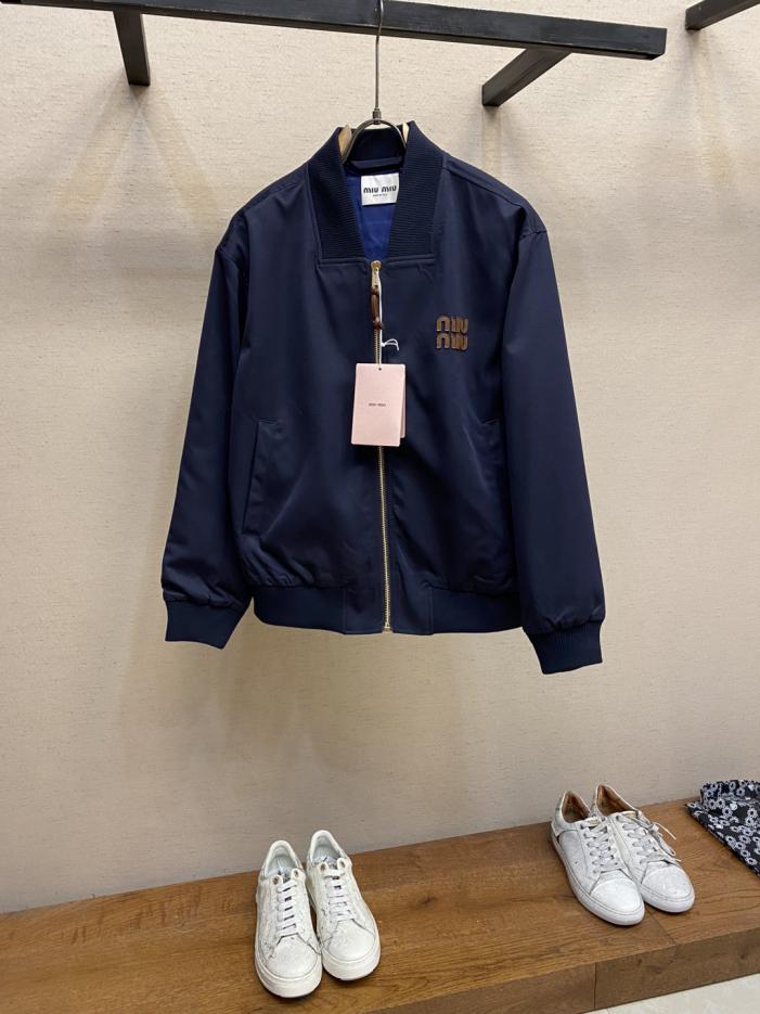 designer,replica,clothing,fake,1:1,lv,luxury,high quality MiuMiu Logo letter patch leather zipper loose bomber jacket designer,replica,clothing,fake,1:1,lv,luxury,high quality MiuMiu Logo letter patch leather zipper loose bomber jacket