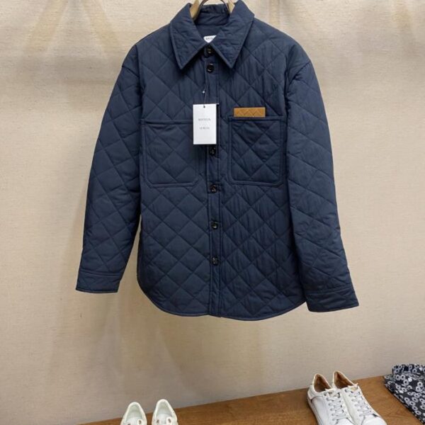 designer,replica,clothing,fake,1:1,lv,luxury,high quality BV diamond quilted leather jacket