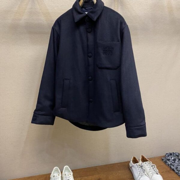 designer,replica,clothing,fake,1:1,lv,luxury,high quality MiuMiu wool quilted jacket