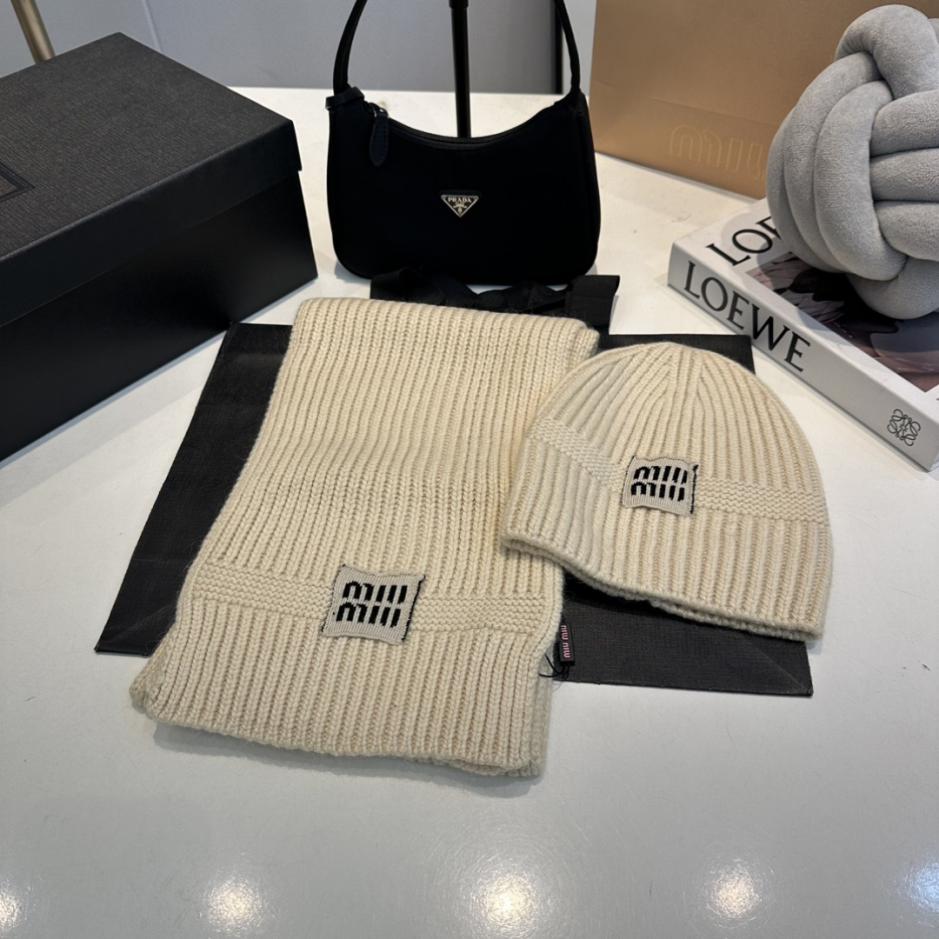 designer,replica,clothing,fake,1:1,lv,luxury,high quality MIUMIU counter popular knitted hat two-piece set hat + scarf (Y6412) designer,replica,clothing,fake,1:1,lv,luxury,high quality MIUMIU counter popular knitted hat two-piece set hat + scarf (Y6412)