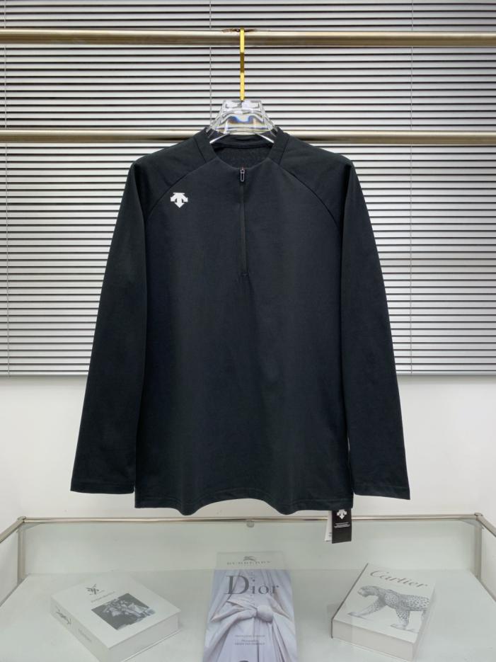 designer,replica,clothing,fake,1:1,lv,luxury,high quality Descente new 3D silicone embossed logo half-zip stand-up collar unisex casual sports long-sleeved T-shirt (OBL) designer,replica,clothing,fake,1:1,lv,luxury,high quality Descente new 3D silicone embossed logo half-zip stand-up collar unisex casual sports long-sleeved T-shirt (OBL)