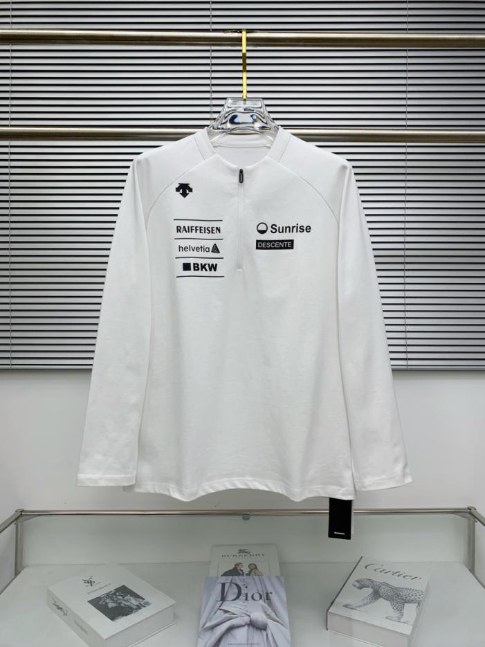 designer,replica,clothing,fake,1:1,lv,luxury,high quality Descente new 3D silicone embossed logo half-zip stand-up collar unisex casual sports long-sleeved T-shirt (VM12P) designer,replica,clothing,fake,1:1,lv,luxury,high quality Descente new 3D silicone embossed logo half-zip stand-up collar unisex casual sports long-sleeved T-shirt (VM12P)