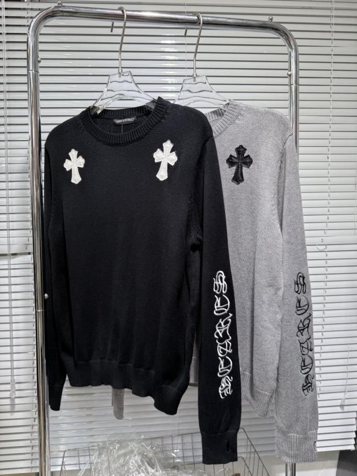 designer,replica,clothing,fake,1:1,lv,luxury,high quality Color Black Gray Chrome Hearts Runway Style Imported Woven Mercerized Cotton Knitted Sweater (XU7P3) designer,replica,clothing,fake,1:1,lv,luxury,high quality Color Black Gray Chrome Hearts Runway Style Imported Woven Mercerized Cotton Knitted Sweater (XU7P3)