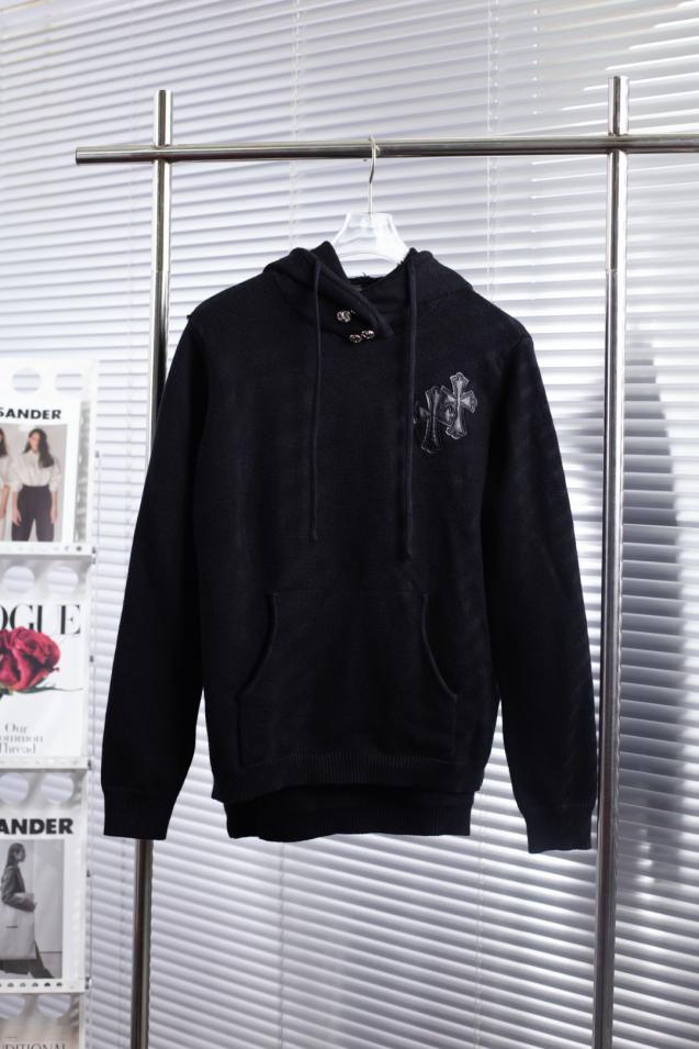 designer,replica,clothing,fake,1:1,lv,luxury,high quality Color Black Gray Chrome Hearts Runway Style Knit Loose Plate Hooded Sweater (TRSHO) designer,replica,clothing,fake,1:1,lv,luxury,high quality Color Black Gray Chrome Hearts Runway Style Knit Loose Plate Hooded Sweater (TRSHO)