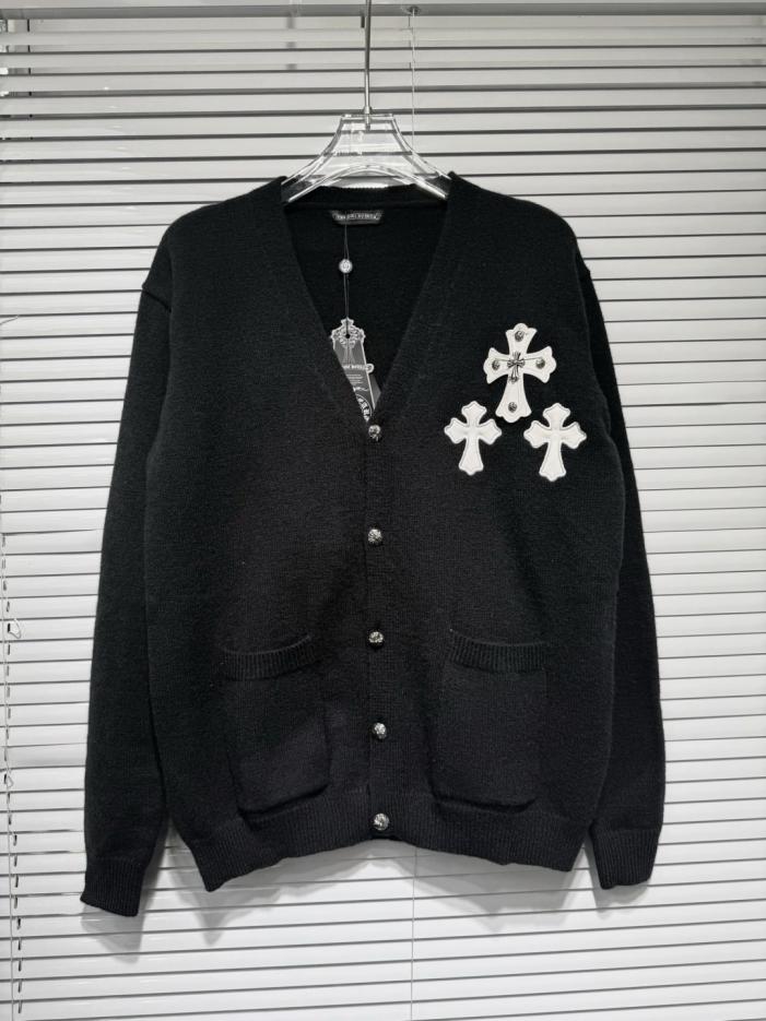 designer,replica,clothing,fake,1:1,lv,luxury,high quality Color Black Beige Chrome Hearts Runway Style Cotton Knitted Cardigan Sweater (VZHH4) designer,replica,clothing,fake,1:1,lv,luxury,high quality Color Black Beige Chrome Hearts Runway Style Cotton Knitted Cardigan Sweater (VZHH4)