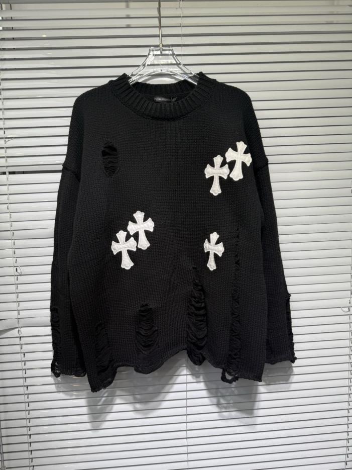 designer,replica,clothing,fake,1:1,lv,luxury,high quality Color Black Gray Chrome Hearts Runway Style Thick Knit Loose Plate Hole Sweater (8Z6JU) designer,replica,clothing,fake,1:1,lv,luxury,high quality Color Black Gray Chrome Hearts Runway Style Thick Knit Loose Plate Hole Sweater (8Z6JU)