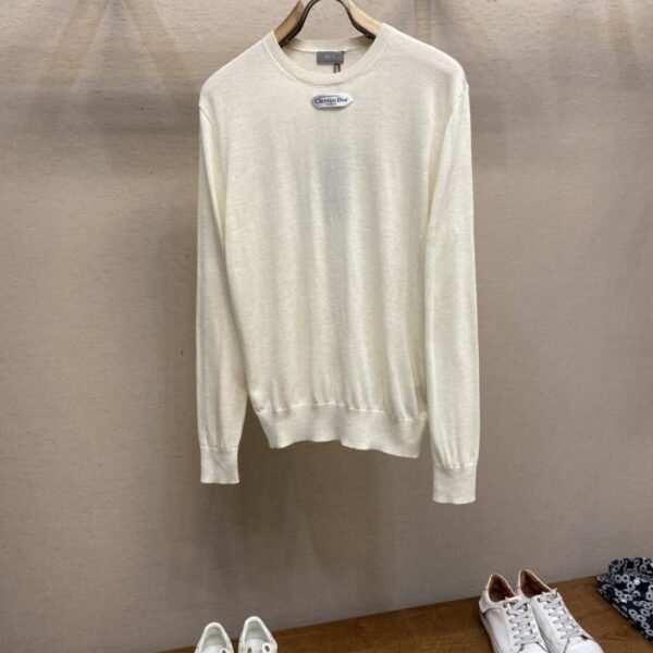 designer,replica,clothing,fake,1:1,lv,luxury,high quality Dior small label round neck wool long sleeves (P76OX)