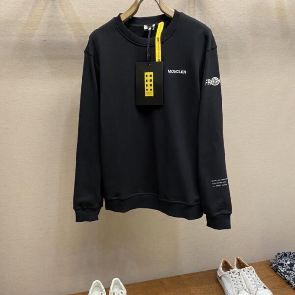 designer,replica,clothing,fake,1:1,lv,luxury,high quality Moncler Printed Crew Neck Sweatshirt (IQ78H)