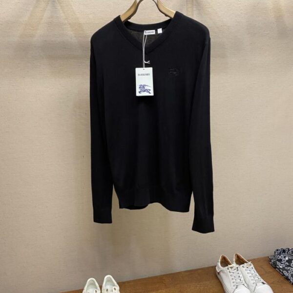 designer,replica,clothing,fake,1:1,lv,luxury,high quality Burberry V-neck basic sweater (XS8E7)