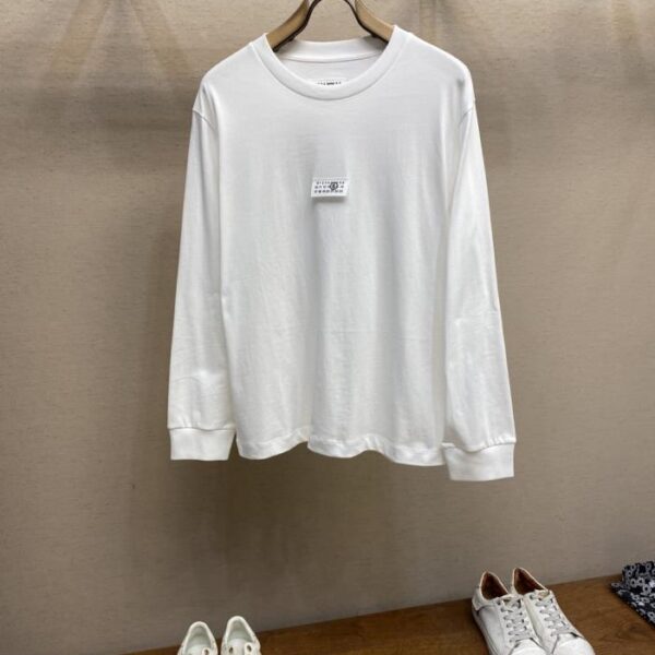 designer,replica,clothing,fake,1:1,lv,luxury,high quality Maison Margiela classic mm6 label long-sleeved cotton sweatshirt long-sleeved T-shirt (3CN37)