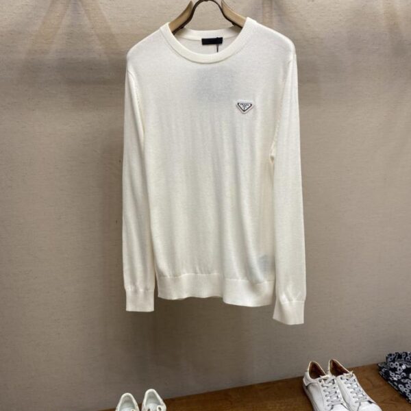 designer,replica,clothing,fake,1:1,lv,luxury,high quality Prada Classic Triangle Sweater (BXRV4)