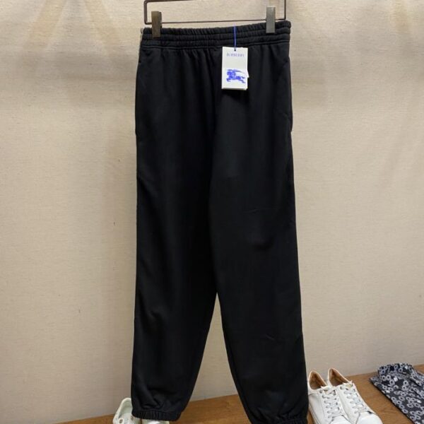 designer,replica,clothing,fake,1:1,lv,luxury,high quality Burberry Check Ribbon Embroidered Sweatpants (DHYDN)
