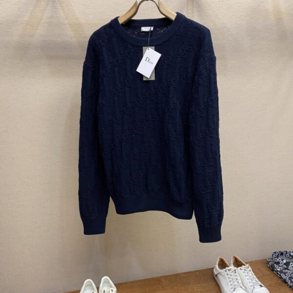 designer,replica,clothing,fake,1:1,lv,luxury,high quality Dior jacquard crew neck sweater (EOFCO)