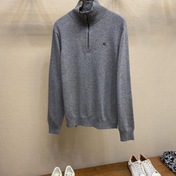 designer,replica,clothing,fake,1:1,lv,luxury,high quality Burberry Embroidered Half-Zip Turtleneck Sweater (DVBHE)